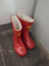 胜丽25KV高压绝缘靴电工防护橡胶中筒雨靴劳保鞋RB25KV红色40码 1双装 实拍图