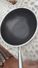 炊大皇 炒锅 304不锈钢炒菜锅煎锅 平底不粘炒锅32cm 可立可视盖不挑灶 实拍图