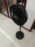 美的（Midea）【超级单品】七叶轻音立式电风扇家用柔风落地扇台式桌面小型风扇大风量节能摇头宿舍电扇 SAF30AB 实拍图