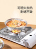 美丽雅空气炸锅锡纸碗18.5cm*40只 烤箱专用铝箔盘食品级烘焙工具 实拍图