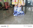 361°儿童轮滑鞋初学者男童女童溜冰鞋闪光轮旱冰鞋尺码可调节紫色S码 实拍图