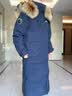 波司登反季极寒鹅绒男女连帽超长款毛领商场同款新年红羽绒服 实拍图