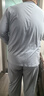 蕉内（Bananain）棉棉305H男女士睡衣睡裤纯棉情侣家居服套装春秋季长袖长裤不闷汗 【男士】雪蓝 4XL 实拍图