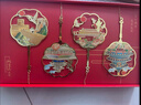 小雕匠金属团扇书签北京旅游地标纪念品文具故宫文化中国古风创意建筑教师节送老师学生纪念品生日礼物 实拍图