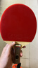 双鱼乒乓球拍直拍单拍短柄 7星七星兵乓球拍进攻型 7D-E 附拍套 实拍图
