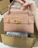 CHARLES&KEITH鳄鱼纹凯莉包手提斜挎婚包包女包生日礼物CK2-50270880-1 BLUSH浅红色 S 实拍图
