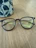 依视路（ESSILOR） 钻晶系列高清耐磨防蓝光近视超薄镜片专业配度数眼镜架男女镜框 TR90-全框-1069BR-茶色 镜框+依视路膜御防蓝光1.60现片 实拍图