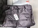京东京造【零压系列】轻薄羽绒服男外套冬季 防钻绒马甲背心男 曜石黑 L 实拍图