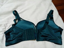 KJ无钢圈文胸小胸聚拢性感内衣套装上托收副乳防下垂调整型品牌胸罩 墨绿套装 75B 34B 实拍图