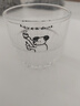卡通高颜值小猫小狗印花叠叠杯创意可爱玻璃杯家庭果汁咖啡水杯 小狗 250ml1只 实拍图