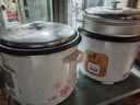 三角牌（Triangle）电饭煲家用老式电饭锅小不粘锅内胆带蒸笼柴火饭米饭锅煮饭锅微压老人用蒸煮一体 5L 大容量(5-6人用)配3件套 实拍图