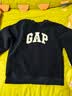 GAP男女装仿羊羔绒贴布绣抓绒卫衣套头上衣609065 海军蓝 L (175/96A)亚洲尺码【偏大,建议拍小一码】 实拍图