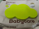 babycare婴儿手口湿巾新生儿湿纸巾宝宝带盖大包装 3150绿盖湿巾 80抽*5包 实拍图