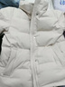 雅鹿短款羽绒服女款2025新款秋冬休闲外套连帽可拆石墨烯保暖时尚外套 暖冬米 S 建议90-105斤 实拍图