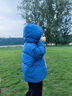 齐齐熊（ciciibear）【三防蓄热】男童羽绒服宝宝冬季连帽儿童保暖冬装加厚外套 烟雨蓝-白鸭绒-男女同款 120 -充绒量短款112.2g/长款163g 实拍图