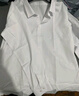 帕托瓦衬衫男长袖纯色商务职业正装白衬衫工装男装衬衣男CS108 白色 4XL 实拍图