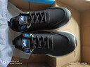 回力(Warrior)鞋子男士运动跑步鞋休闲男鞋 G497C黑/浅绿(皮面款)40 实拍图