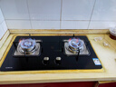 迅达（XUNDA）燃气灶天然气灶家用双灶台嵌入式台式两用5KW旋流火灶红点防烫一级能效 Q2HA-天然气 实拍图