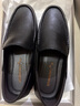 红蜻蜓休闲鞋男秋冬透气软底商务一脚蹬男士休闲鞋皮鞋WTA7423黑色38 实拍图
