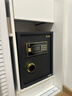 艾斐堡爱家保险柜 家用小型办公指纹保管箱 电子密码入墙入柜 45/55CM 保险箱家用办公保管箱 45cm 黑色【爱家】 保管箱 实拍图