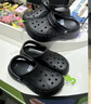 CROCS卡骆驰洞洞鞋贝雅男鞋女鞋轻便耐磨一脚蹬拖鞋休闲鞋|10126 【预售】黑色-001 40 (250mm) 实拍图