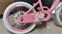 永久儿童自行车3-8岁小孩脚踏单车宝宝中大童女孩公主款童车 【升级-白胎】小猫粉+护具礼包 18寸 实拍图