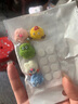 网红可爱迷你汽车摆件中控台副驾驶车载电动车内大屏摆件装饰用品 海绵宝宝贴片一组5个（送胶） 实拍图