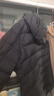 鸭鸭（YAYA）佟丽娅同款轻薄羽绒服女新款秋冬季休闲短款连帽保暖轻便韩版外套 黑色 XL 实拍图