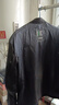 序世保罗休闲纯色夹克男新款中老年立领外套春秋款爸爸装商务行政 立领夹克-黑色 4XL 建议165-180斤 实拍图