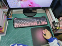 联想生态品牌异能者无线键鼠套装 轻音键盘鼠标长续航台式机/小新适用可爱女生七夕礼物键盘鼠标黑莓粉 实拍图