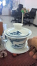 MULTIPOTENT功夫茶具三才盖碗手绘山水如意薄胎瓷盖碗 实拍图