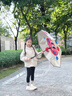七麦麦儿童雨伞安全反向伞太阳伞遮阳伞防晒伞幼儿园小学生男孩小伞 实拍图