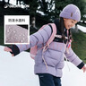 迪卡侬儿童新款面包服羽绒服男女秋冬保暖户外防风外套日常休闲MH500 暮山紫 均码 M 161-172c14-15岁 实拍图