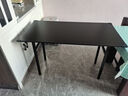 思家丽 折叠桌电脑桌子简易长方形培训摆摊桌子户外学习书桌长条桌IBM桌 黑胡桃单层 长120*宽60*高75cm 实拍图