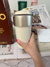 HOLOHOLO陶瓷涂层保温杯 男女士高颜值咖啡杯 儿童学生便携吸管茶水杯子 实拍图