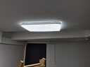 顾家同款现代简约大气客厅灯卧室餐厅长方形大厅led室内吸顶灯具 长方形60*40cm三色变光48w 实拍图