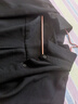 优衣库女装花式衬衫/长袖衬衣易打理垂坠479071 09 黑色 2XL 实拍图