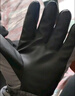 目丸保暖手套男女户外冬天骑行防寒风加绒厚触屏女防水冬季棉滑雪手套 4#雪花圆标黑色（拼色男款） 实拍图