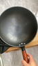 京严铁锅炒锅无涂层炒菜锅家用精铁不粘锅具燃气灶电磁炉专用已开锅 【灶具通用】适合3-5人  赠盖铲  直径 32cm 百年工艺｜传统铁锅｜健康不沾 实拍图