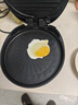 美的（Midea）电饼铛家用煎烤机烙饼锅三明治早餐机蒸汽煎烤盘 大火力烤肉薄饼机双面加热加深电饼档 JKC3051 实拍图