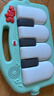 费雪（Fisher-Price）新生儿见面礼生日礼物送礼玩具-脚踏钢琴健身架（薄荷绿）GDL83 实拍图