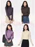 佐丹奴（Giordano）T恤女基础款打底衫纯棉上衣奢滑触感高领长袖t恤女05322804 实拍图