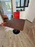 卓博餐桌升降桌子饭桌电脑桌吧台桌奶茶桌CJ52胡桃色50cm方桌 实拍图