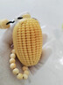 QMXD龙雪实心玉竹精雕刻玉米金玉满堂文玩实心竹手把件手工打磨茶宠 40*60实心竹字玉米把件 实拍图