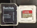 闪迪（SanDisk）256GB TF(MicroSD)内存卡 4K极速金卡A2 V30 U3行车记录仪 运动相机无人机 监控存储卡 读190MB/s 实拍图