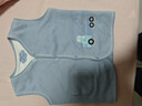 舒贝怡婴儿衣服儿童马甲两面穿背心宝宝坎肩上衣男女秋冬马夹蓝色80CM 实拍图