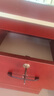 紫木林 中式老板桌办公桌组合含储物柜 简约现代办公室家具大班台 1.6米（古典红） 实拍图