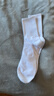 棉小念袜子男士长筒100%纯棉10A抗菌防臭抗起球纯色黑白长袜秋冬季5双 实拍图