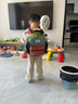 SHUKIKU儿童书包幼儿园背包防丢失小书包防泼水超轻双肩包橙红S+码 实拍图