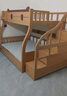 可颜上下铺床儿童床男孩女孩卡通高低床子母床双层床小户型实木上下床 柜梯款 上床宽140  下床宽160 实拍图